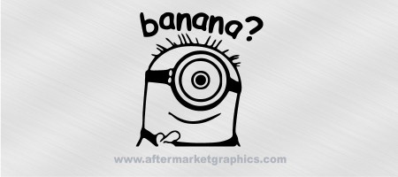 Minion Banana Decal